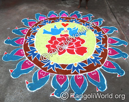 Penguin Rangoli